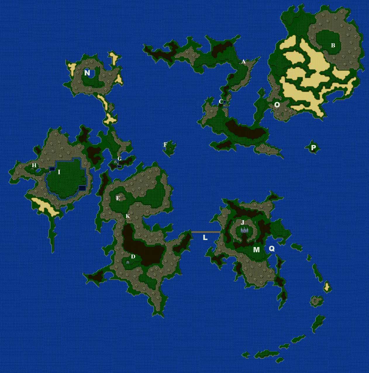 世界地图 最终幻想5 Final Fantasy V Ff5 Ffsky天幻网专题站 Www Ffsky Cn